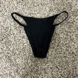 black bikini bottoms